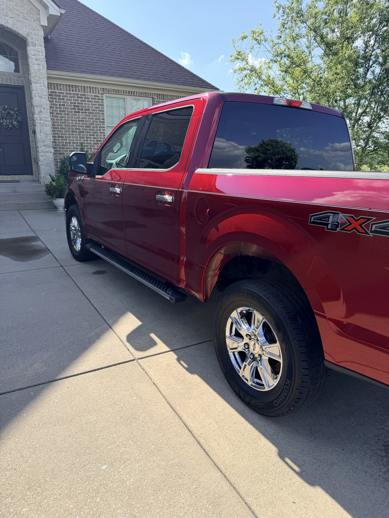 Red F150 Exterior